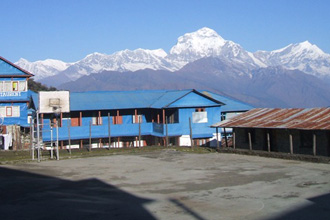 Ghorepani You can see this view during the Annapurna tatopani trekking